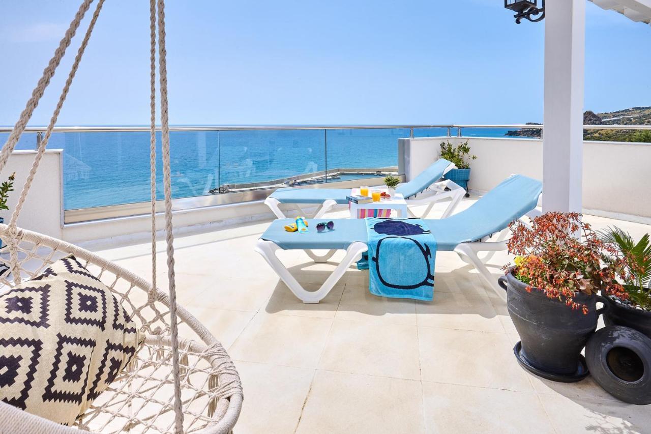 Breathtaking Sea View Flat In South Crete Apartman Keratókambosz Kültér fotó