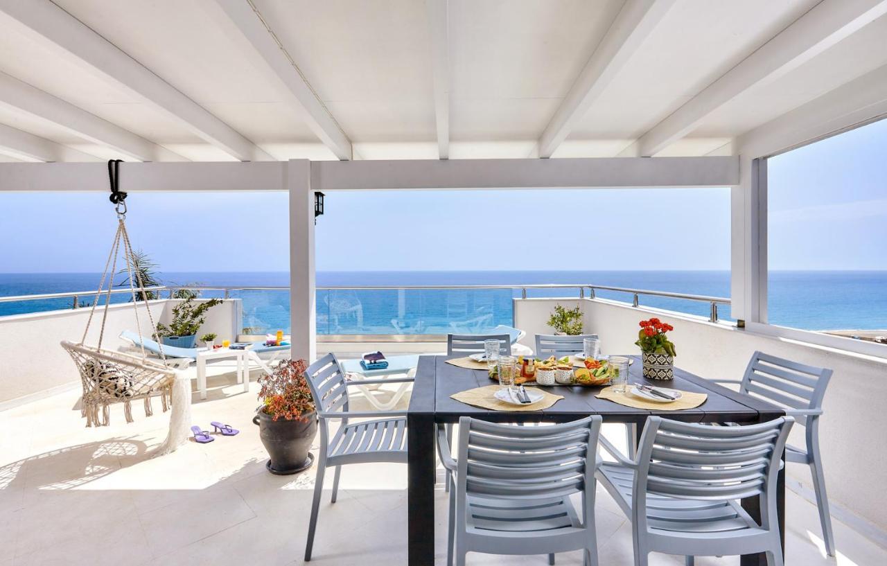 Breathtaking Sea View Flat In South Crete Apartman Keratókambosz Kültér fotó